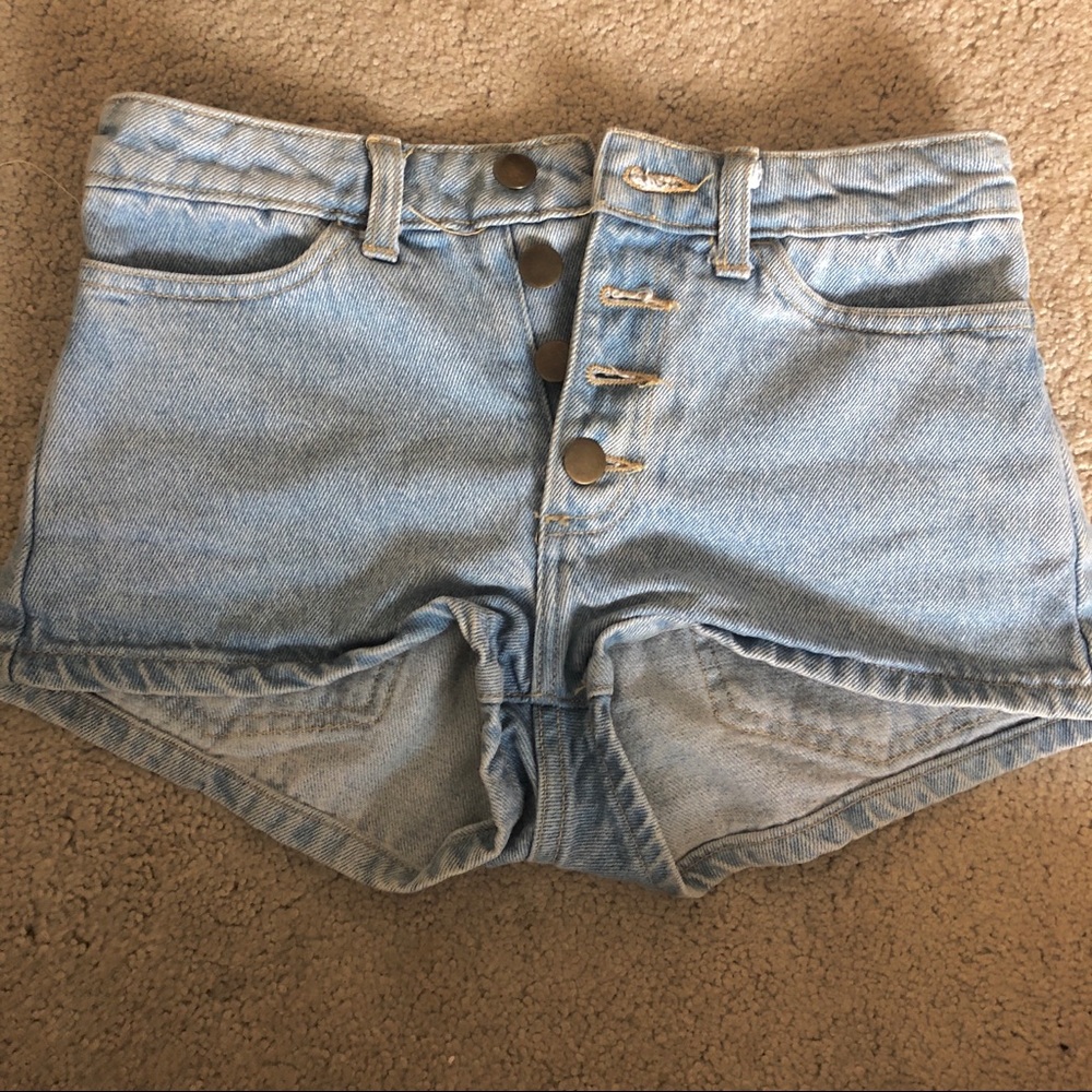American Apparel Jean Shorts